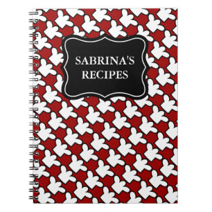 Personalised name notebook   recipe cookbook