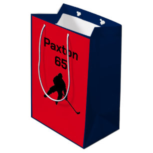 Personalised Name/Number Hockey Gift Bag