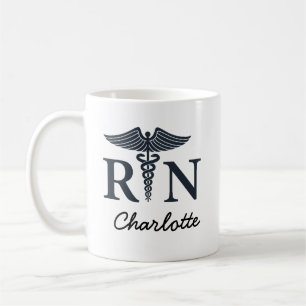 Personalised Name Nurse Gift RN Nurse Coffee Mug