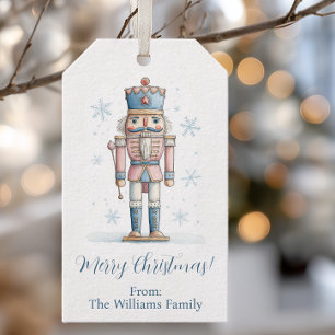 Personalised Name Nutcracker Christmas Gift Tags