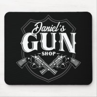 Personalised NAME Old Revolvers Gun Shop Firearms