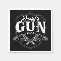 Personalised NAME Old Revolvers Gun Shop Firearms
