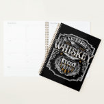 Personalised NAME Old West Whiskey Brewery Bar Planner<br><div class="desc">Personalise this truly unique,  one-of-a-kind Old Western Style Whiskey Liquor Brewery Bar Gift. Perfect addition to the man cave (or woman cave!),  western ,  hot rod classic car garage or kitchen. Customise with your Name or Custom Text!</div>