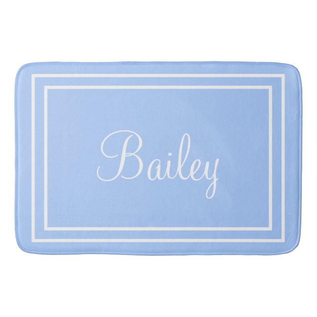 Personalised name or initial bath mat (Front)