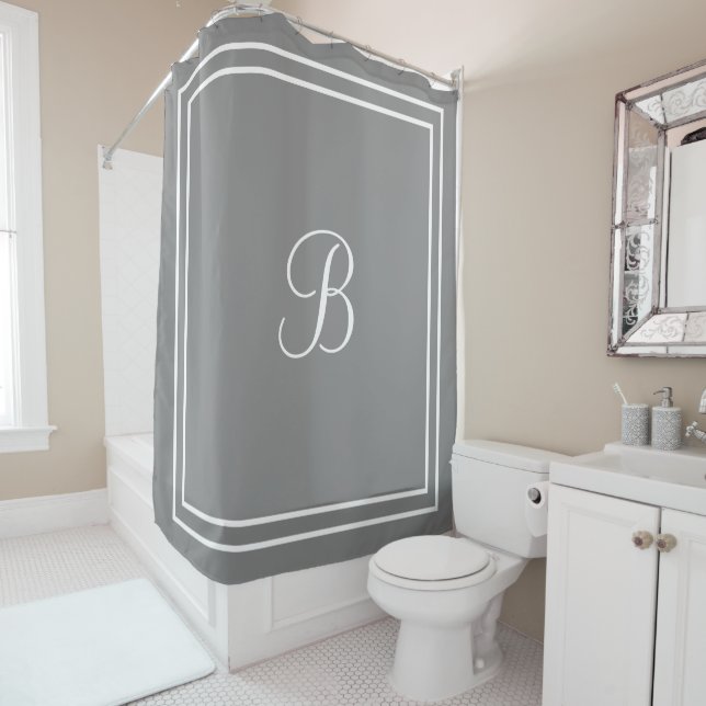 Personalised name or initial shower curtain (In Situ)