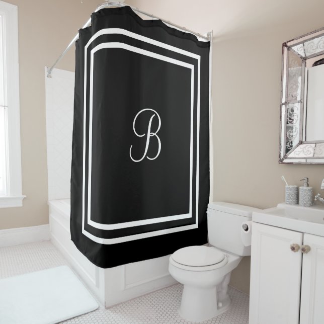 Personalised name or initial shower curtain (In Situ)