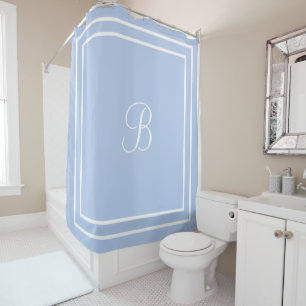 Personalised name or initial shower curtain