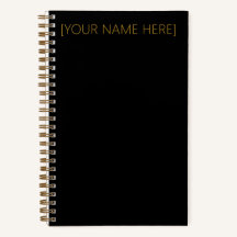 Personalised Name or Monogram Notebook 