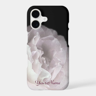 Personalised Name Pale Pink Rose Petals Floral