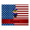 Personalised name Patriotic policeman