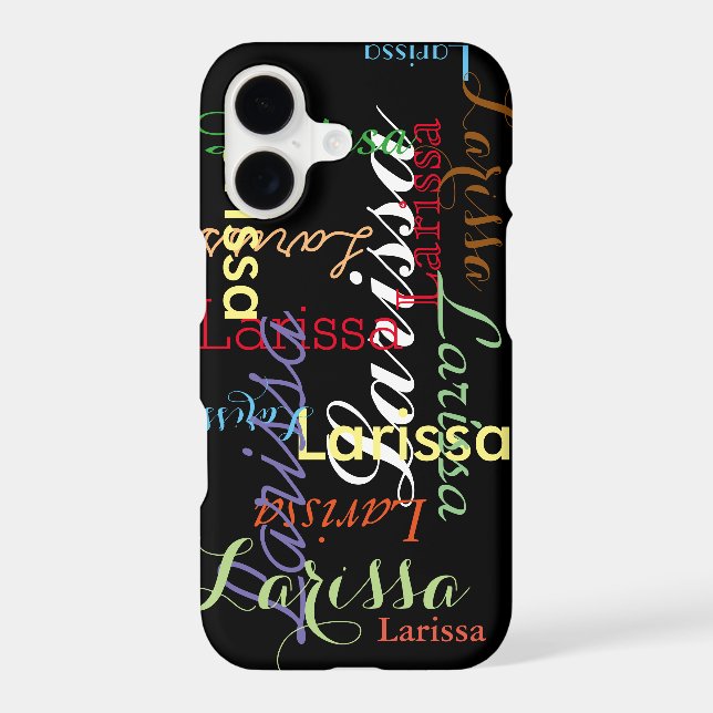 personalised name pattern for her (Back)