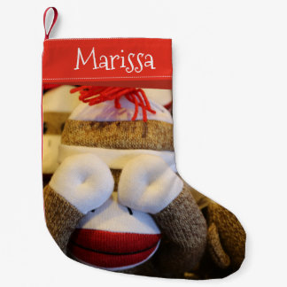 Personalised Name Peek-a-boo Sock Monkey