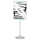 Personalised name penguin zebra stripes