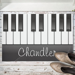 Personalised NAME Pianist Piano Keys Music Teacher Doormat