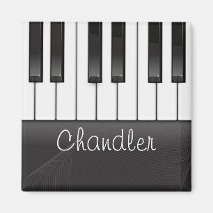 Personalised NAME Pianist Piano Keys Music Teacher Magnet
