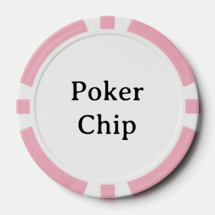 Personalised Name Pink Poker Chip