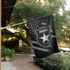 Personalised NAME Police Officer Sheriff Cop Flag