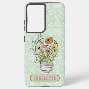 Personalised Name Positive Thoughts Inspirational Samsung Galaxy Case