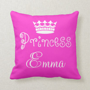Personalised Name Princess Emma Pillow
