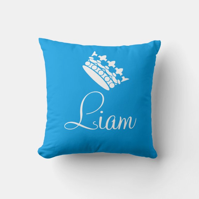 Personalised Name Princess Liam Pillow (Front)