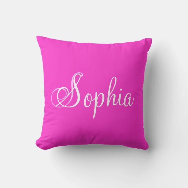 Personalised Name Princess Sophia Pillow (Front)