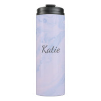 Personalised Name Purple Marble Chic Party Favour