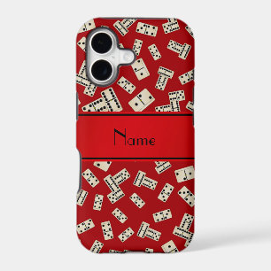 Personalised name red dominos