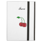 Personalised name red glitter cherry