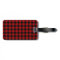 Personalised name Red houndstooth pattern