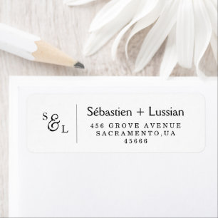Personalised Name Return Address Label