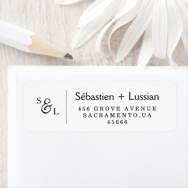 Personalised Name Return Address Return Address Label (Insitu)
