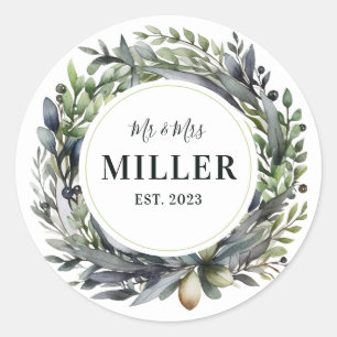 Personalised Name Round Stickers