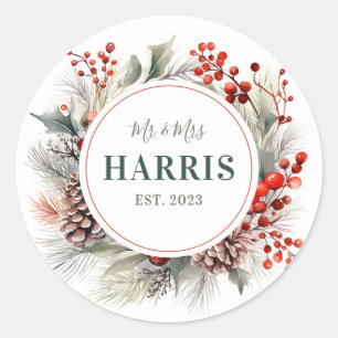 Personalised Name Round Stickers