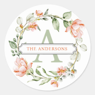 Personalised Name Round Stickers