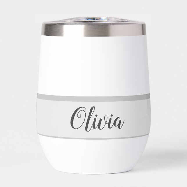 Personalised Name Script Insulated Cute Gift (Front)
