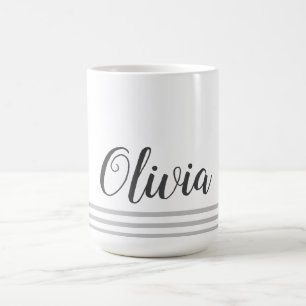 Personalised Name Script Insulated Cute Gift Coffee Mug