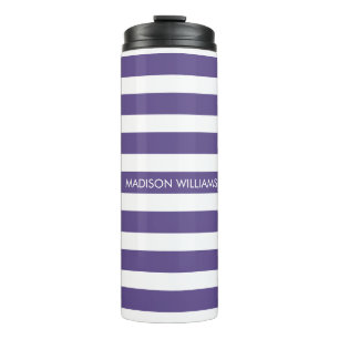Personalised Name Script Monogram Thermal Tumbler