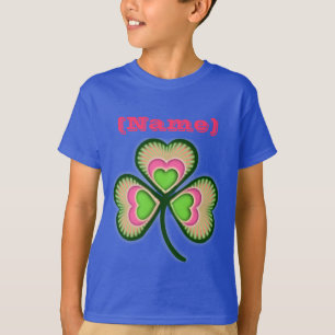 Personalised Name Shamrock T-Shirt