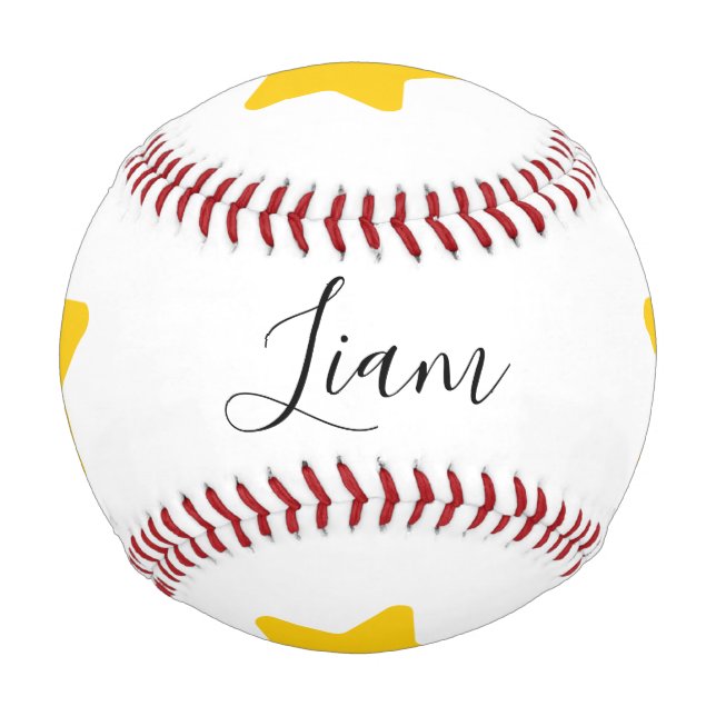 Personalised Name Signature Baseball (Back)