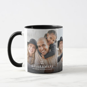 Personalised Name Simple Family Photo Mug