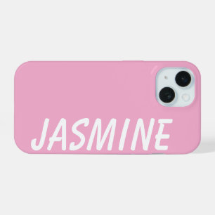 Personalised Name Simple Stylish Modern Minimal  iPhone 15 Case