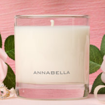 Personalised NAME Simple Vanilla & Sandalwood 