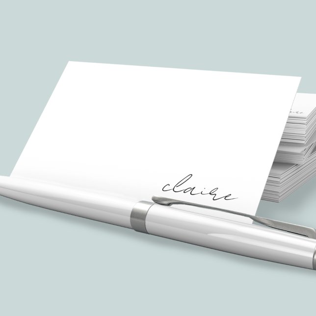 Personalised Name Stationery Enclosure Card (Creator Uploaded)