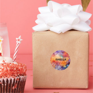 personalised  name sticker 