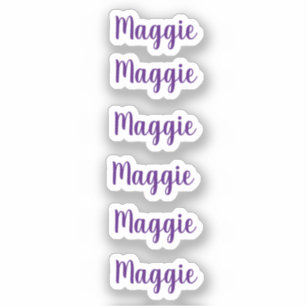 Personalised Name  Sticker