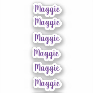 Personalised Name  Sticker