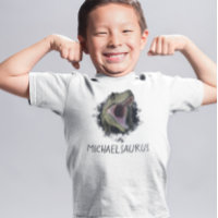 Personalised name T-Rex Tyrannosaurus T-Shirt