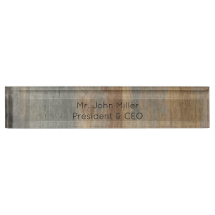 Personalised Name Tag Nameplate