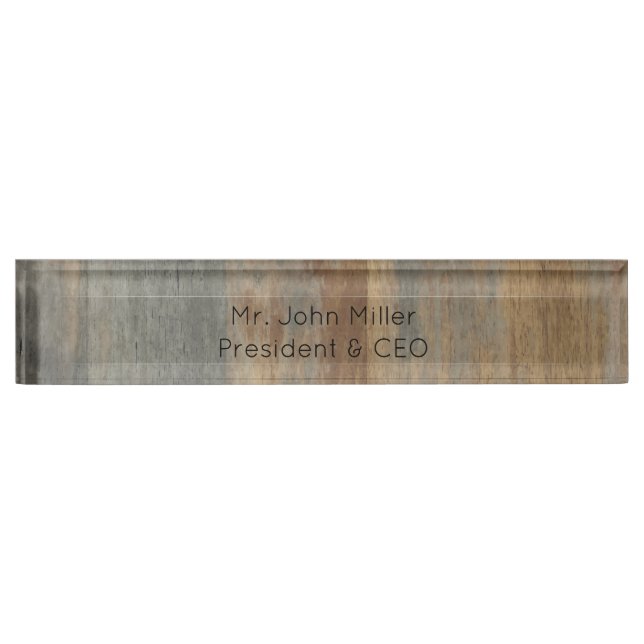 Personalised Name Tag Nameplate (Front)