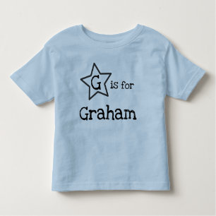 personalised name tee for boy